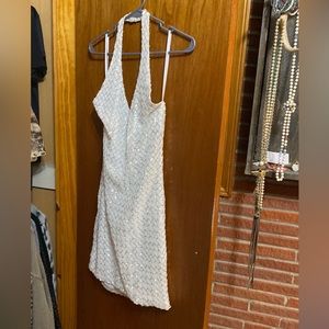 WINDSOR | Eloise Formal Sequin Halter Mini Dress